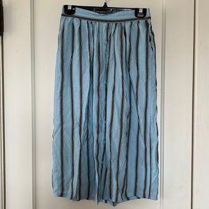 Long Summery Blue Skirt